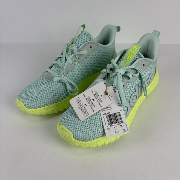 adidas Shoes - Adidas Kaptir Base Womens 7.   Blue Green Sneakers Athletic Sports JR8487